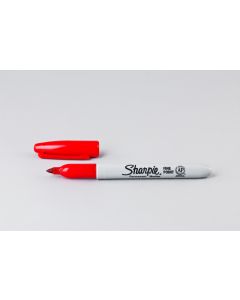 Marker Pen, Markal Sharpie, Red Felt Tip