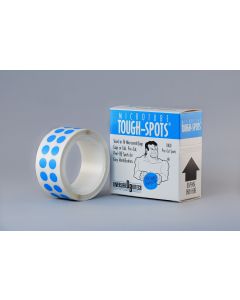 Tough-Spots® eine Rolle, D: 9,5mm, blau, 1000 Stück