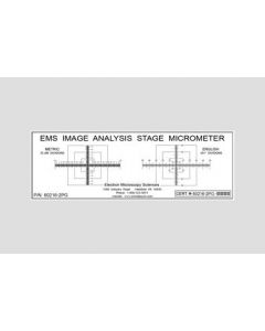 Linear (X&Y Achse) Objektträger-Mikrometer, Modell IAM-2, T/L, kalibriert