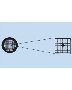 TEM Grids, 200 Mesh, H2 Referenz Muster, Au, 25 Stück
