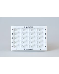 BEEM® Specimen Block Storage System 2000®, Blocklock Aufbewahrungsmodul für flache Blöcke, für 20 Blöcke, 1 Stück