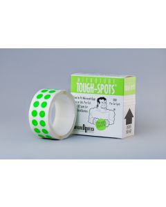 Tough-Spots® on a Roll, Dia. 9,5mm, green, 1000 pieces--1-