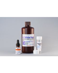 LR White Medium Grade Einbettmedium, Kit aus Harz, Katalysator und Beschleuniger