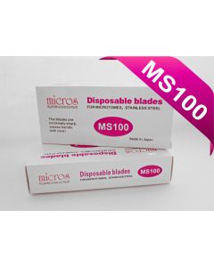 MS100 - MICROS Einweg-Mikrotom-Klinge für anspruchsvolles Gewebe, Low Profile, 50 Stück