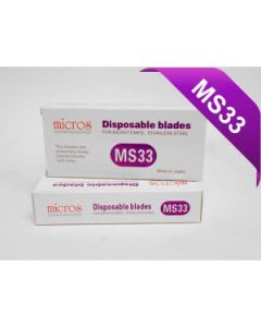 MS33 - MICROS Einweg-Mikrotom-Klinge für Dünnschnitte, 50 Stück