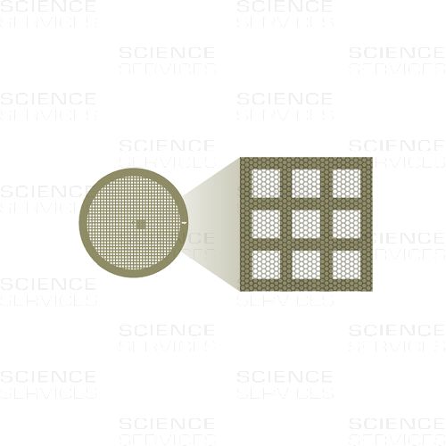 CD-flat™, Holey Carbon (8.0 µm Hole Size, 2.0µm Spacing), Large Specimen, 300 Mesh, 50 pieces