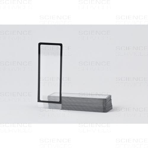 HybriWell™ Fluoreszenzkammer, 1 rechteckige Kammer, 22x60mm, Tiefe 0,25mm