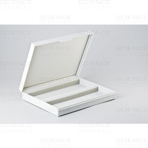 Geformte 100er Objektträgerbox