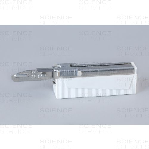 Injektor-Klingen für Vibratomschnitte im Spender, Edelstahl, PTFE-beschichtet, 20 Stück