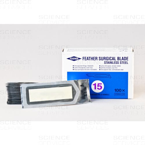 Feather, Sterile Skalpell Klingen, #15