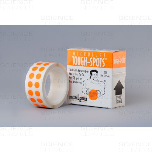 Tough-Spots® on a Roll, Dia. 9,5mm, orange, 1000 pieces--3-