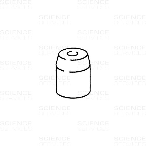 Stützring für Cone-Top Röhrchen, weißes Noryl, Durchmesser: 13mm, 1 Stück