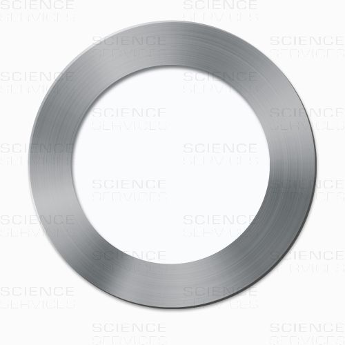 Ring target on carrier, Pt, 99.99%, OD=82mm, ID=60mm, 0.2mm thick, each