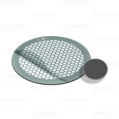 TEM Grids, Carbon Film coated, 300 Mesh, thin Bars hexagonal, Ni