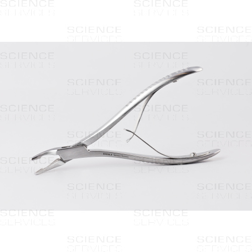 Knochen-Zange, Friedman, mini, gebogen, 140mm