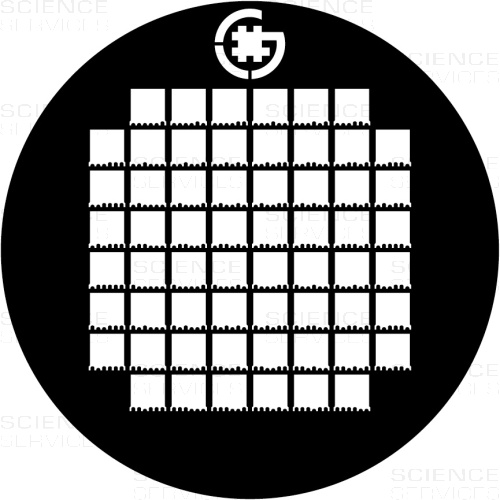 TEM Grids, Finder, 100 Mesh, square, Au, 50 pieces