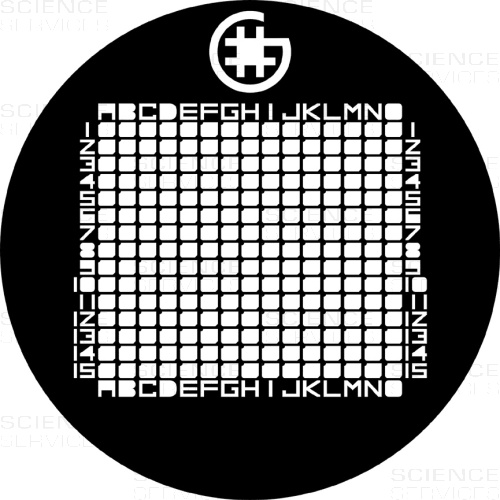 TEM Grids, Finder (F4), 200 Mesh, square, Ni, 100 pieces
