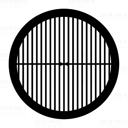 TEM Grids, 200 Mesh, parallel Bars with Dividers, Au, 50 pieces