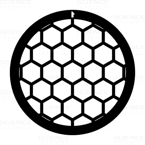 TEM Grids, 50 Mesh, hexagonal, Cu, 100 pieces