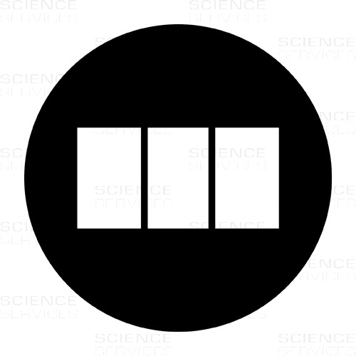 TEM Grids, 3x 2x1mm, Slot, Au, 50 pieces