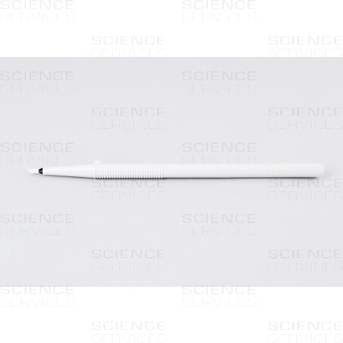 Feather, Sterile Mikro-Skalpelle, 45°, Plastik-Griff, 5/Box--1-