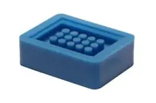 Arraymold Kit F, 35 Vertiefungen, 3mm, blau, 1 Stück