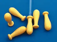  Rubber Bulbs, Natural Rubber, 24 pieces