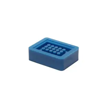 Arraymold Kit F, 35 Vertiefungen, 3mm, blau, 1 Stück