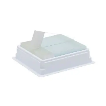 Adhesion Slide, Millennia 2.0, white frosted end, 75x25mm, 144 pieces