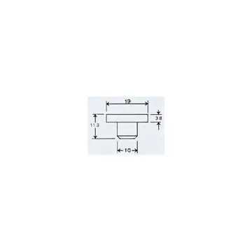 Probenhalter, Coates & Welter, D: 19mm, Al Standard