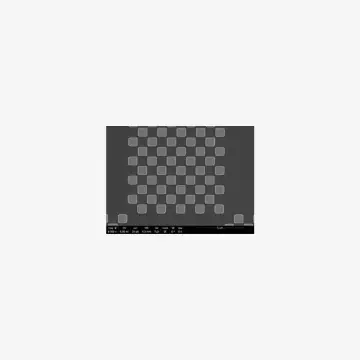 Chessboard Calibration Standard for SEM Imaging