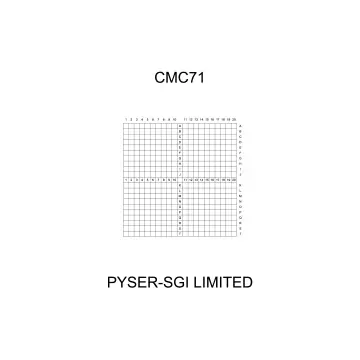 Correlative Microscopy Coverslips® CMC71 Grid Schematics