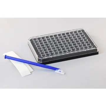 ProPlate™ MicroArray System, Objektträger-Modul mit 16 quadratischen Vertiefungen, Delrin-Clips