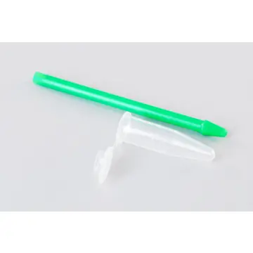 Grüne Pistille und 1,5 ml Röhrchen, 100 Stück