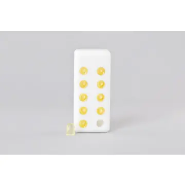 Kapsel Einbettform Typ A, 10 Vertiefungen, 11x8mm, Spitze 5mm, 1 Stück