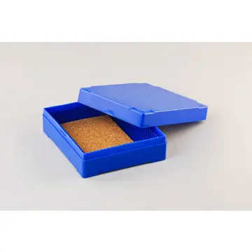 Aufbewahrungsbox für 25 Objektträger, verschiedene Farben, 1 Stück