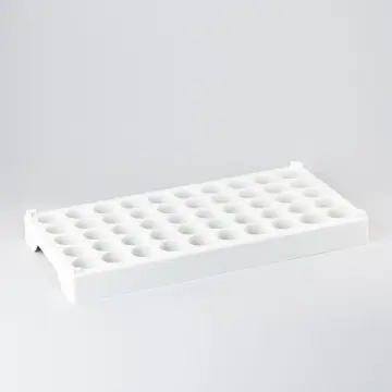 50-Place Scintillation Vial Rack, white, each