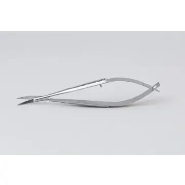 Micropoint™ Mikro Schere, Vannas, 3mm Schneide, gewinkelt, 1 Stück
