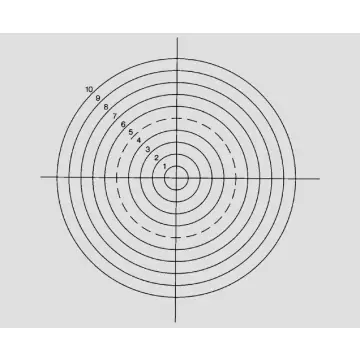 NE42 - Concentric Circles, 0,25-2,5mm, different diamters