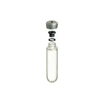 Ultra Flasche (Oakridge Flasche), PP, 25x89mm, Komplettsatz, Aluminium-Verschluss, Typ Sorvall, 1 St