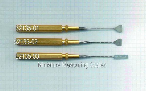 Mini Mess-Skala, 0,1mm, Gesamtlänge 5mm, 1 Stück