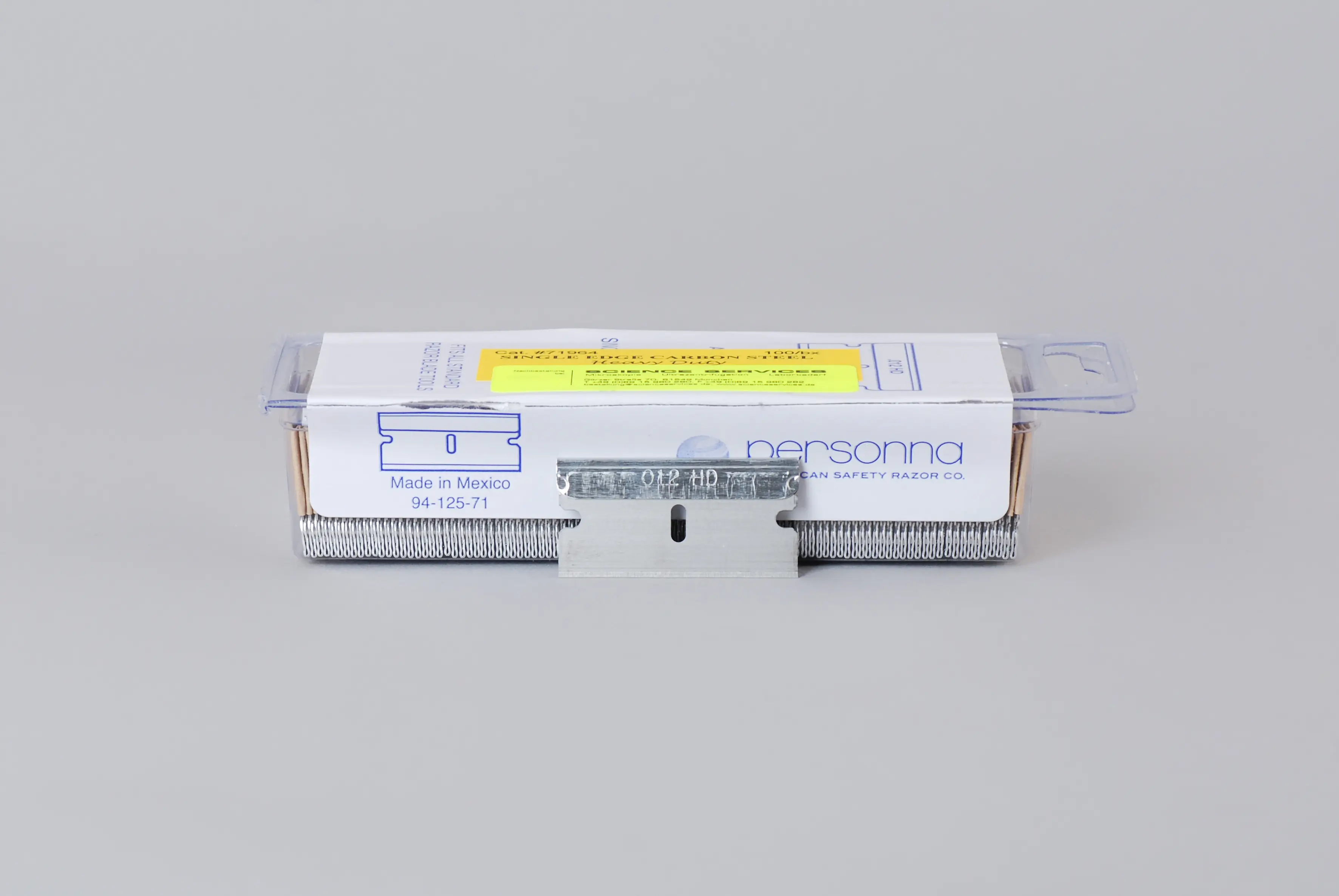 Rasierklingen, Carbonstahl, Heavy Duty