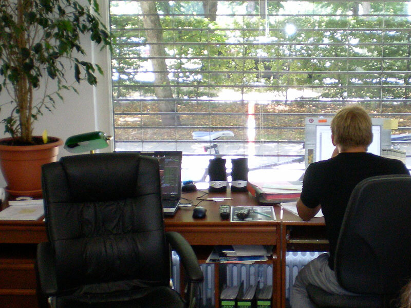 Büro in der Landshuter Allee, 2007