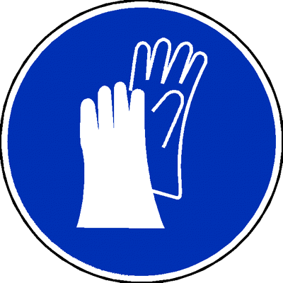 Handschutz benutzen